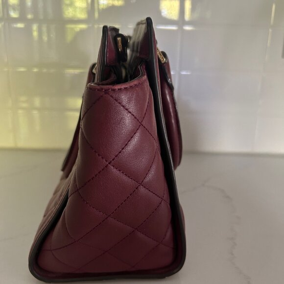 Michael Kors Selma Large Zip Quilted Leather Satchel Bag Purse - LIKE NEW! - Picture 5 of 9